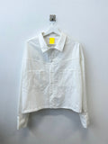 Reverse Crop Shirt Jacket