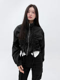 DOUBLE SHIRRING WINDBREAKER