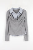 Seto Shirt Layered Shirring Tee