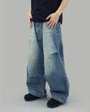 Frang washed denim pants