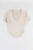 U-neck Slim T-shirt