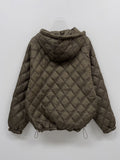 [Unisex] Beor Quilted Overfit Hooded Padding