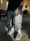 Dirty Crush Bermuda Banding Denim