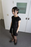 SOFT SHIRRING HALF TOP