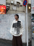 Hand Paint Crossing Over Knit