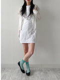 Joanne Nylon Sleeveless Wrap One Piece