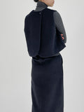 Cand Mohair Button Vest