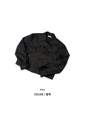 Leaf Pocket Crop Leather Jacket