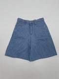 616 Wide Denim Half Pants