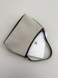 [Card Holder SET] Herringbone Leather Shoulder Bag