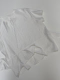 [Short Sleeve Ver] Diamond Frill Wrap Blouse