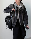 Mark Non Collar Denim Jacket