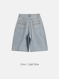 Classic Ruta Embroidered Bermuda Denim Pants