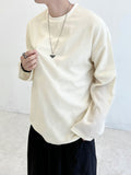 Wave Pleats Over T-Shirt