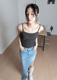 BUTTON LAYERED SLEEVELESS