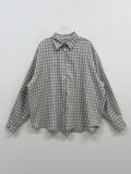 Vine Tartan Check Loose-Fit Shirt