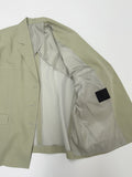 [summer] Rib pin tuck linen overfit jacket