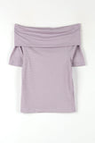 ST Rib Off Shoulder Tee