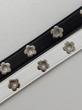 [20mm] Flower Eyelet Belt