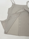Attention Pleated Layered Bustier