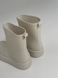 Atom round ankle rain boots