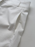 Curved Cotton Barrel Pants