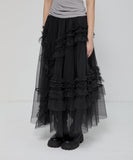 Tulle Layered Long Skirts