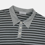 Pigment Stripe Collar Short Sleeve Tee