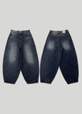 Cat Brush Washing Balloon Denim