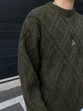 Three-Dimensional Square Wool Knit