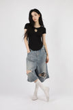 Vintage Cut Bermuda Denim