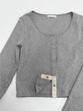 Rich Snap Cardigan T-Shirt