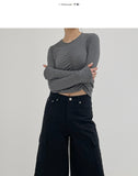 Oeol Shirring Tension T-shirt