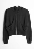 CURVE 2WAY HOOD ZIP UP