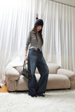 washing a-line denim