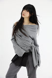 Wrinkle double wrap ankle boots