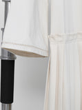 [Premium] Sophia Pleated Strap Long One Piece