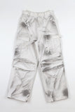 Dirty washed cargo pants