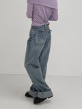 Rain Back Bijo Long Wide Denim