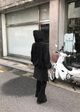 STRING VELLVET HOOD JACKET