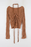 Cream Linkle Scarf T-shirt