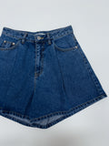 Culotte Wide Denim Shorts