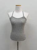 Ponz Ribbed Halterneck Sleeveless