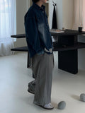 Brush Damage Denim Shirt