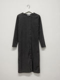 [Long sleeve ver.] Ribbed unbalance wrap one piece