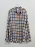Linen Vintage Check Overfit Shirt