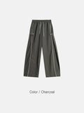 Nylon Piping Snap Pants