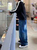Chrome Angora Track Knit