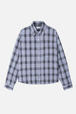 Lucent pigment over check shirt