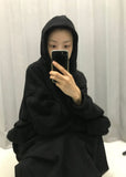 CROP TURTLE HOODIE